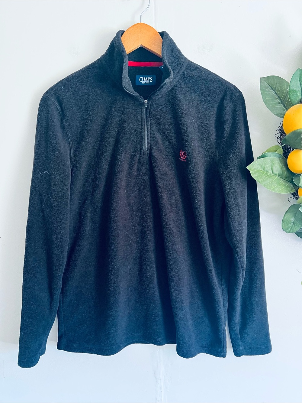 Men’s Chaps Fleece 1/4 Zip Pullover